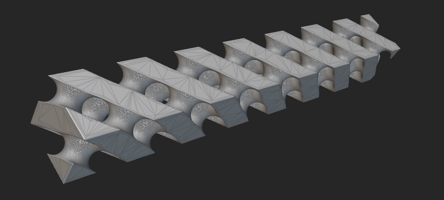 Schwarz D Lattice from nTop
