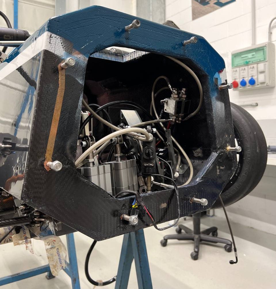 SCD carbon fiber part